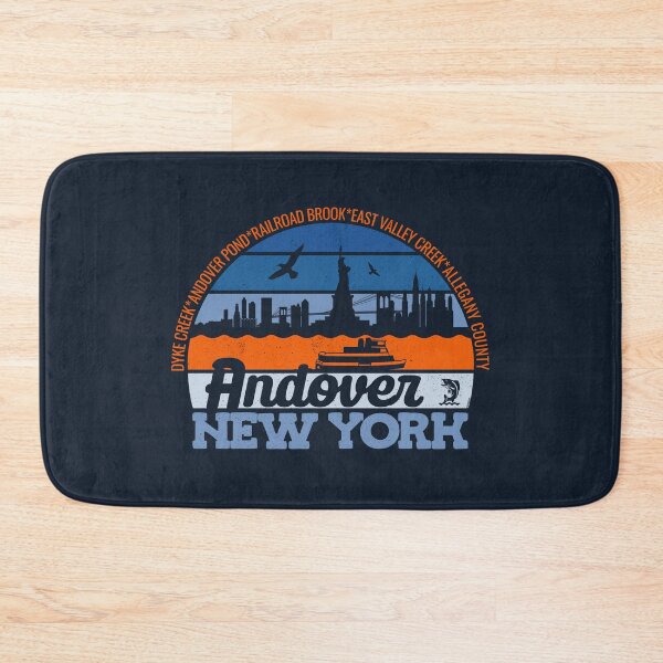 Item preview, Andover New York Sunset Retro Vintage Local Pride Logo designed and sold by CRHPOD20.