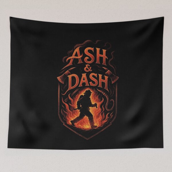 Item preview, Ash & Dash Firefighter Design, Fire Rescue Shirt, Fire Department, First Responder, Firefighter Gift, Emergency Rescue, Hero Design designed and sold by Typologystudios.