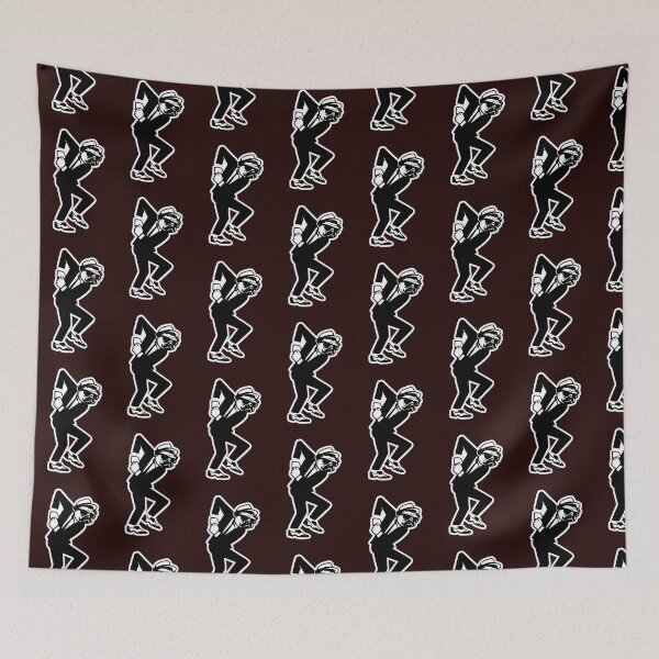 Item preview, Ska Pug Rude Boy – 2 Tone Dance Dog Sticker designed and sold by PIXEL POP DESIGNS - Beyond the Norm!.