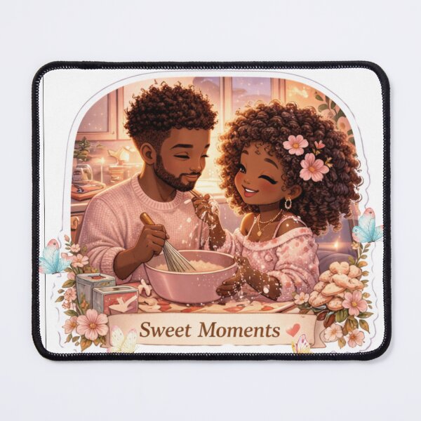 Item preview, Sweet Moments Couple Aesthetic Sticker | Cozy Baking Love Art | Cute Romantic Soft Life Illustration designed and sold by PrincSaraStudio.