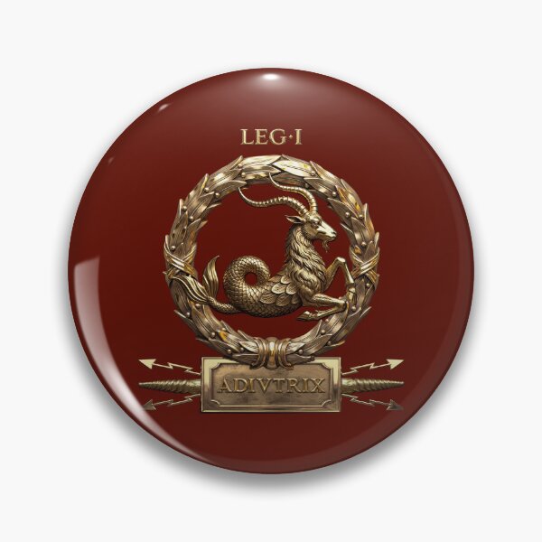 Item preview, Standard Emblem of the Rescuer First Legion - Symbol of Legio I Adiutrix on Red Velvet designed and sold by Serge Averbukh Art Studio.