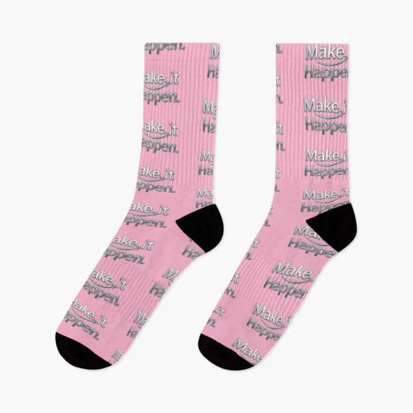 Item preview, “Make it happen.” - Cherry Blossom Pink designed and sold by Grixel's Paang Gala Shop.