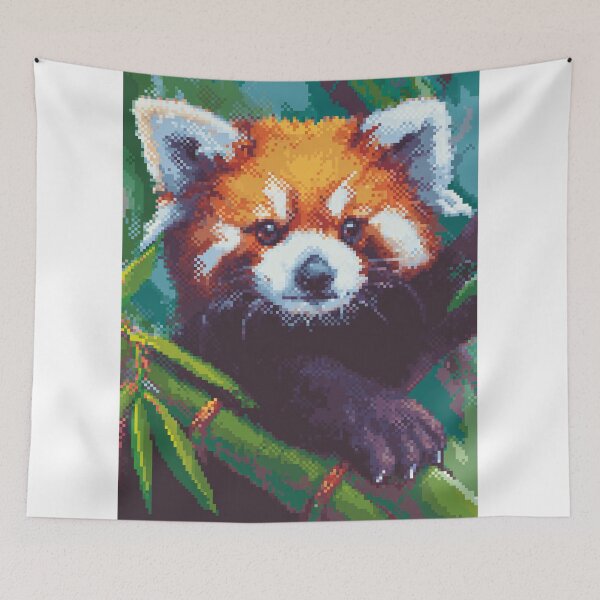 Item preview,  Aesthetic Pixel Red Panda  Soft Cozy Animal Design designed and sold by Pixel8Prints.