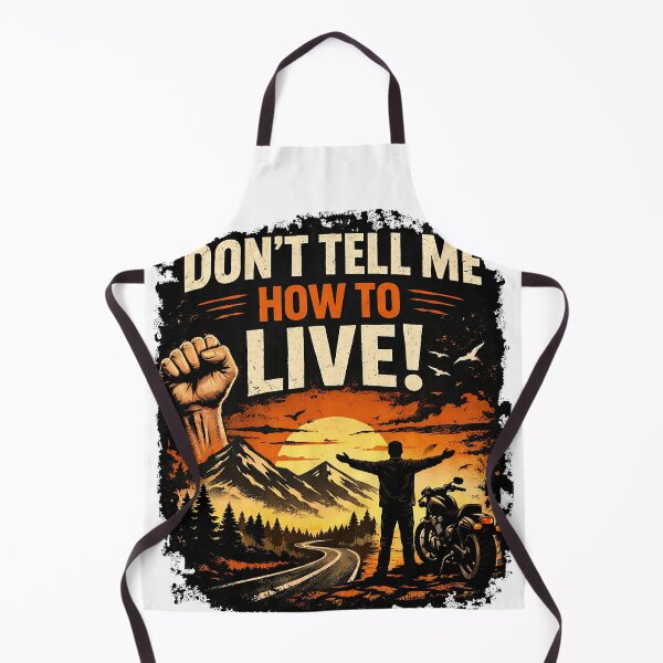 Item preview, Don’t Tell Me How to Live! – Bold Statement T-Shirt designed and sold by EpicLuck.