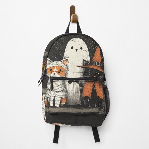 Item preview, Cats Trio Autumn Halloween Mummy Witch Ghost designed and sold by GrinGalore.