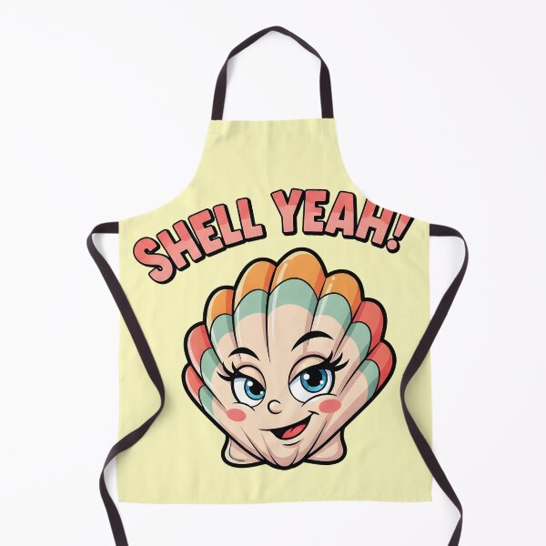 Item preview, Shell Yeah – Funny Cute Seashell Summer Design designed and sold by Sea Gem.