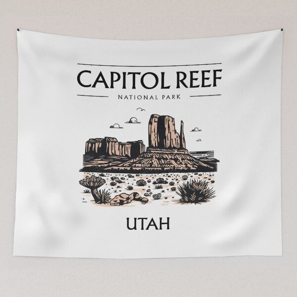 Item preview, Capitol Reef National Park - Utah designed and sold by GoodOldVintage.