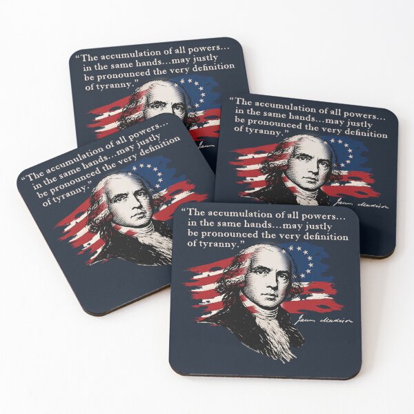 Item preview, Founding Fathers - James Madison DARK COLORS designed and sold by LMHDesigns.
