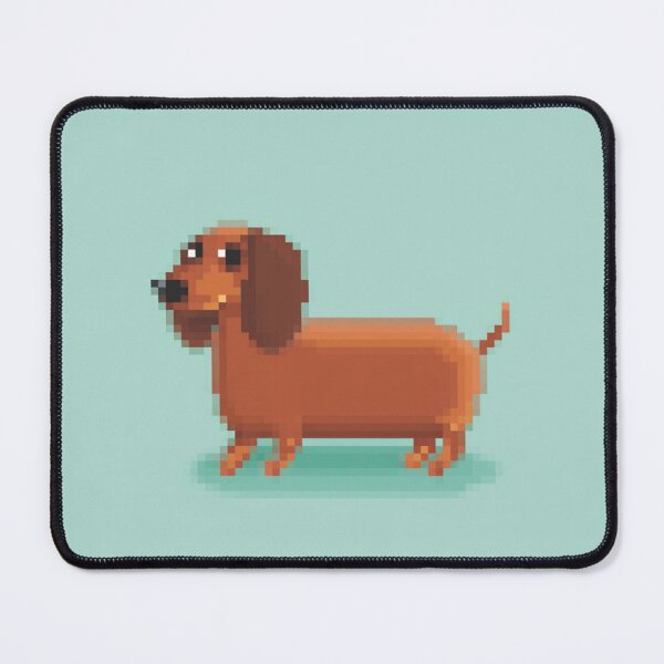 Item preview, Pixel Sausage Dog  Cute Retro 8‑Bit Dachshund Art designed and sold by Pixel8Prints.