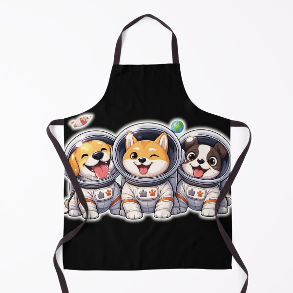 Item preview, Space Dogs Astronaut Trio – Cute Cartoon Puppy Galaxy Art designed and sold by ☆ CR4ZIIB4BII ☆.