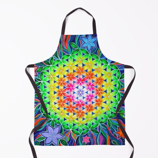 Item preview, Flower of Life Psychedelic Glow designed and sold by shantilovesart.