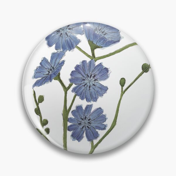 Item preview, Blue Chicory Flowers designed and sold by NaughtyFlorals.