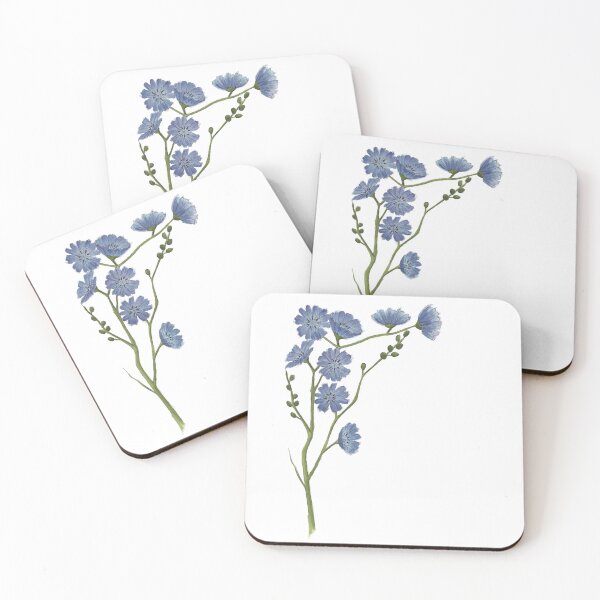 Item preview, Blue Chicory Flowers designed and sold by NaughtyFlorals.