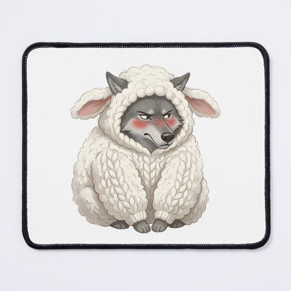 Item preview, Funny Embarrassed Wolf In Sheep Clothing Costume designed and sold by Kvarny.