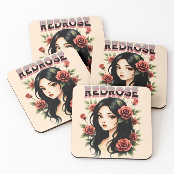 Item preview, Gothic Rose Garden: Elegant Woman & Red Roses Design designed and sold by PriyaMagic.