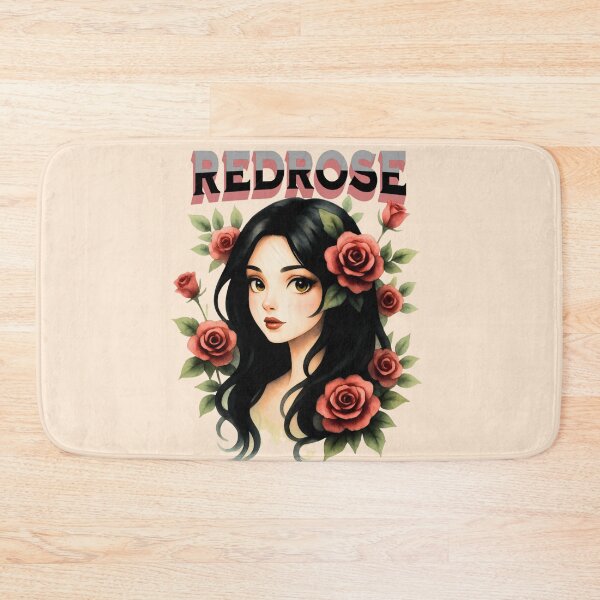 Item preview, Gothic Rose Garden: Elegant Woman & Red Roses Design designed and sold by PriyaMagic.