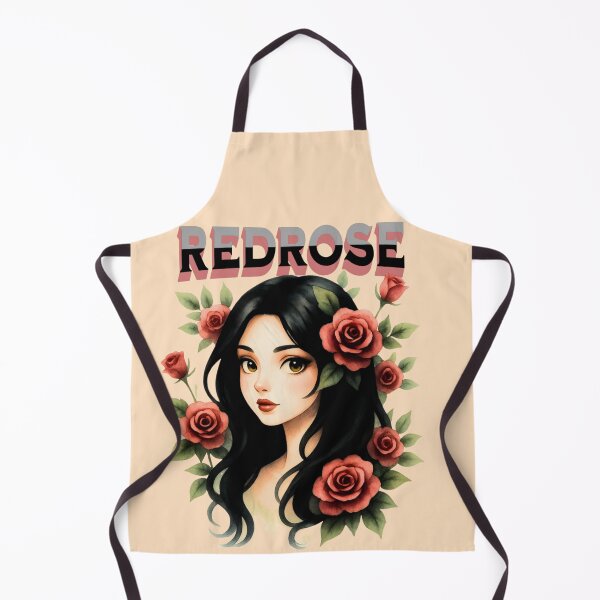 Item preview, Gothic Rose Garden: Elegant Woman & Red Roses Design designed and sold by PriyaMagic.