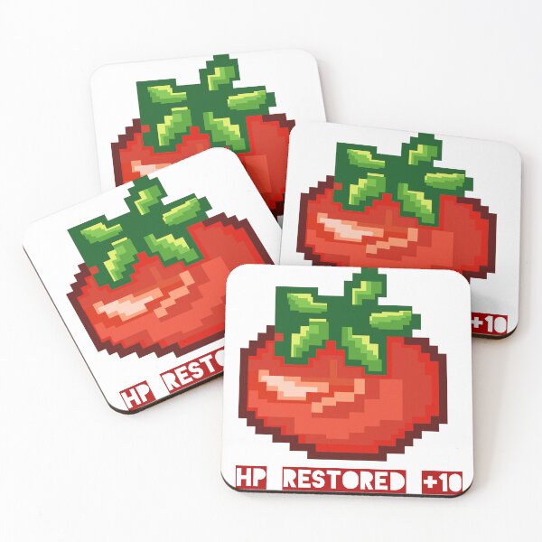 Item preview, Pixel Tomato HP Restored Retro Gamer Food Icon 8 Bit Sticker Art designed and sold by Teenidesign .