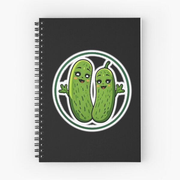 Item preview, Cute Pickle Couple Sticker Funny Kawaii Pickles Cartoon Pickle Lovers Gift designed and sold by Basma Designs | Retro, Kawaii Shirts & Stickers.