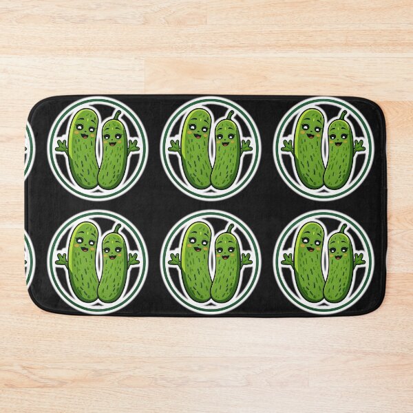 Item preview, Cute Pickle Couple Sticker Funny Kawaii Pickles Cartoon Pickle Lovers Gift designed and sold by Basma Designs | Retro, Kawaii Shirts & Stickers.