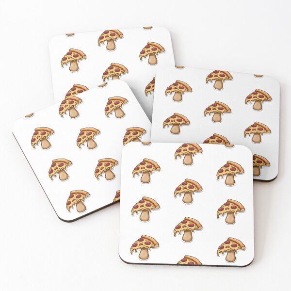 Item preview, Pizza Mushroom Surreal Food Illustration Sticker  designed and sold by Nanadestudio.