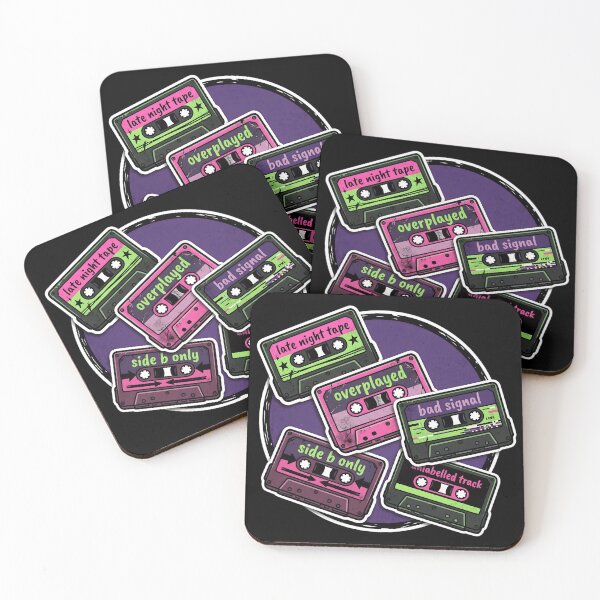 Item preview, Grunge Cassette Sticker Pack designed and sold by ZETORA Studio.