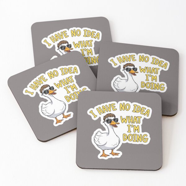 Item preview, Funny Duck I Have No Idea What I'm Doing Relatable Humor designed and sold by ArtdesignsA.