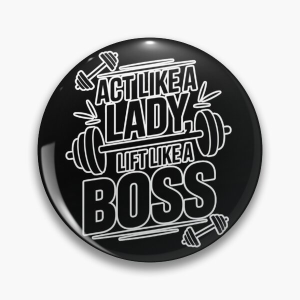 Item preview, Act Like a Lady Lift Like a Boss – Strong Women Gym Motivation Typography Design designed and sold by Ladys-Gents.