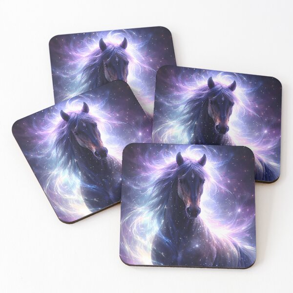 Item preview, Mystical soul horse in purple designed and sold by Spirit75.