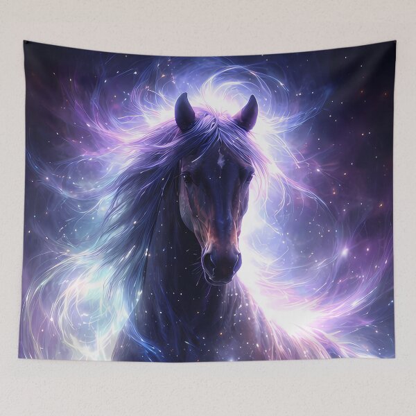 Item preview, Mystical soul horse in purple designed and sold by Spirit75.