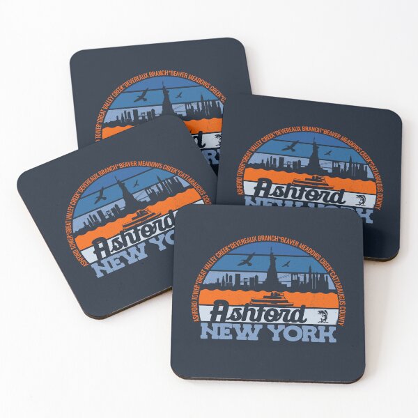 Item preview, Ashford New York Sunset Retro Vintage Local Pride Logo designed and sold by CRHPOD20.
