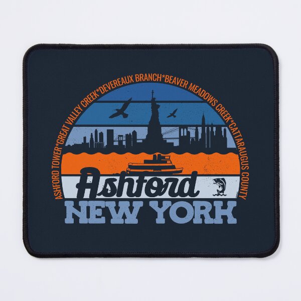 Item preview, Ashford New York Sunset Retro Vintage Local Pride Logo designed and sold by CRHPOD20.