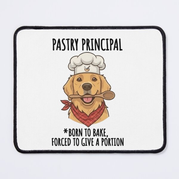 Item preview, Pastry Principal Golden Retriever designed and sold by NoriudaR.