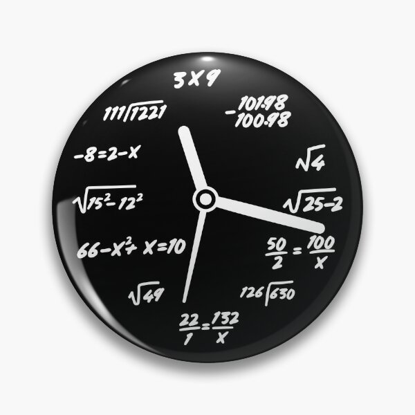 Item preview, Geek Math Mathematics Clock School Science Gift designed and sold by ScienceCorner.