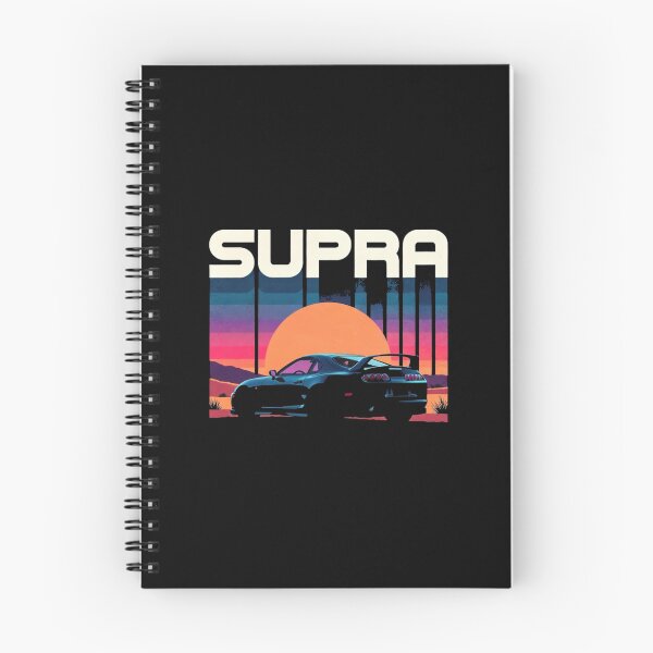 Item preview, Toyota Supra Retro Sunset JDM Style Graphic Tee designed and sold by TheArtOfCar.