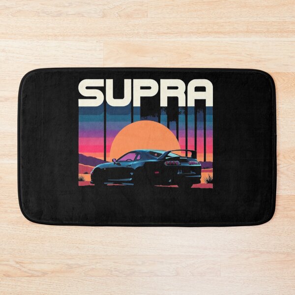 Item preview, Toyota Supra Retro Sunset JDM Style Graphic Tee designed and sold by TheArtOfCar.