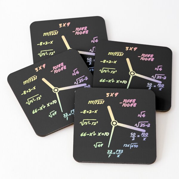 Item preview, Geek Math Mathematics Clock School Science Gift designed and sold by ScienceCorner.