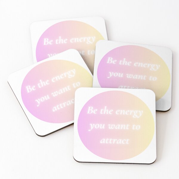 Item preview, Be The Energy You Want To Attract Manifestation Quote designed and sold by EvelynKarina.