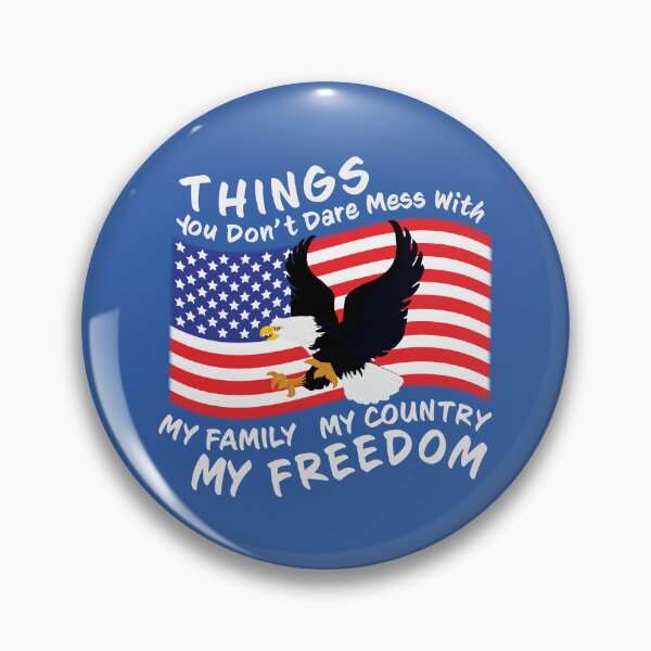 Item preview, Don't Mess With My Freedom Eagle designed and sold by Rosemarie Guieb Designs.