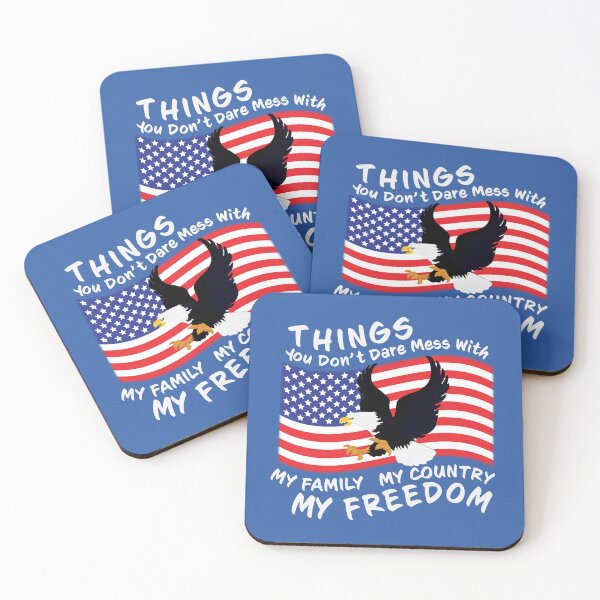 Item preview, Don't Mess With My Freedom Eagle designed and sold by Rosemarie Guieb Designs.