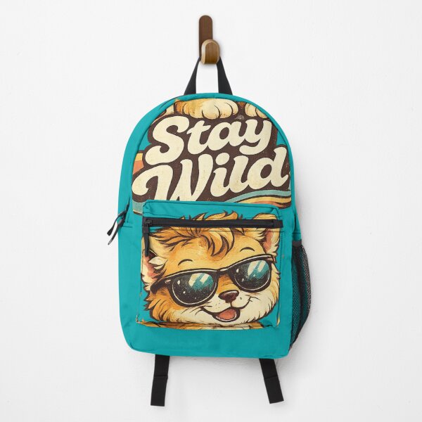 Item preview, Cute Retro Lion Stay Wild Art. designed and sold by Nika Art Studio.