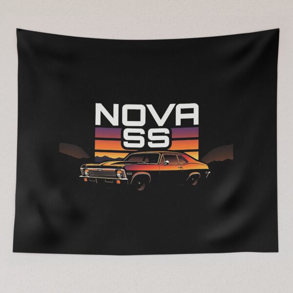 Item preview, 1969 Nova SS Retro Sunset Classic Muscle Car Tee designed and sold by TheArtOfCar.