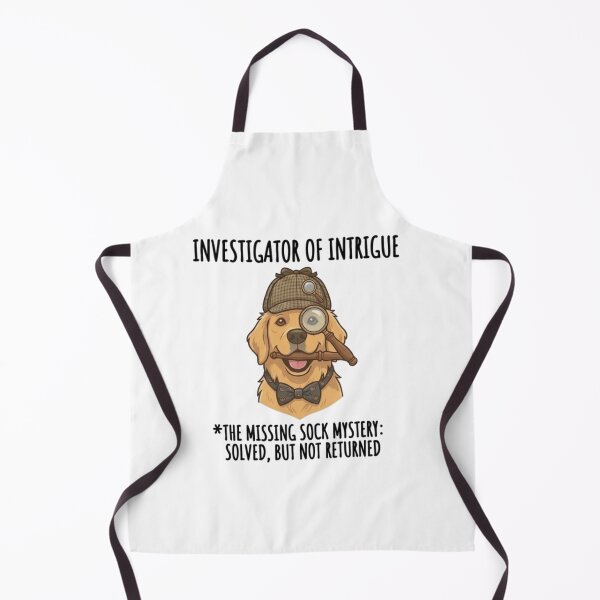 Item preview, Investigator of Intrigue Golden Retriever designed and sold by NoriudaR.