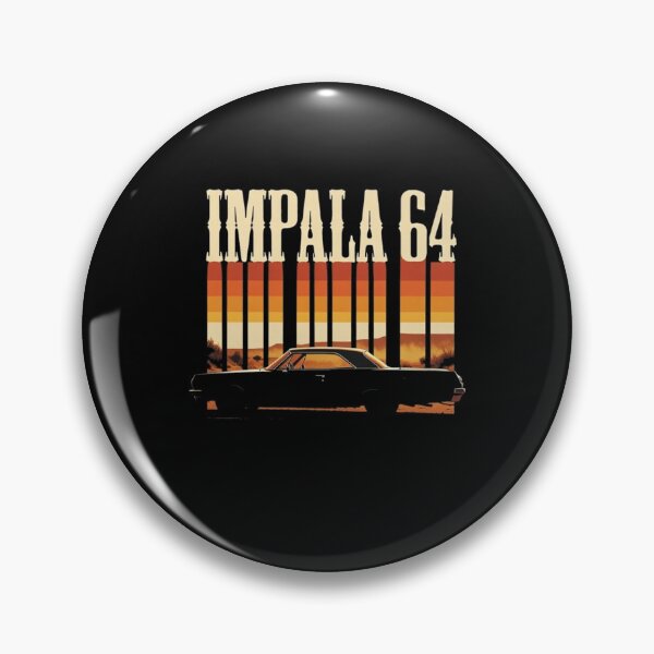 Item preview, 1964 Chevy Impala Retro Sunset Classic Lowrider Graphic Tee designed and sold by TheArtOfCar.