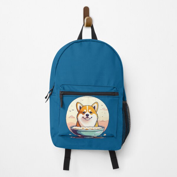 Item preview, Corgi Eating Ramen Japanese Pop Art designed and sold by icemanphotos.