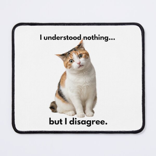 Item preview, Weirdo Cat Reaction Design – Confused Japanese Bobtail Meme Aesthetic designed and sold by ArtivaNest.