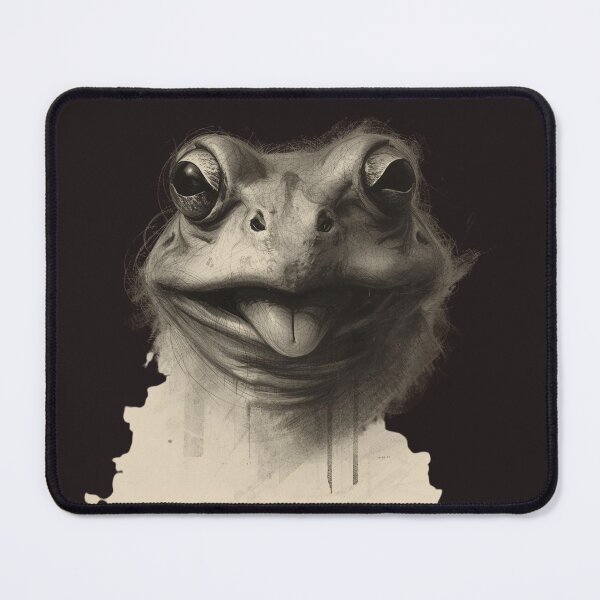 Item preview, Vintage Frog Sketch – Retro Nature Illustration Aesthetic designed and sold by Mohtarma Designs.