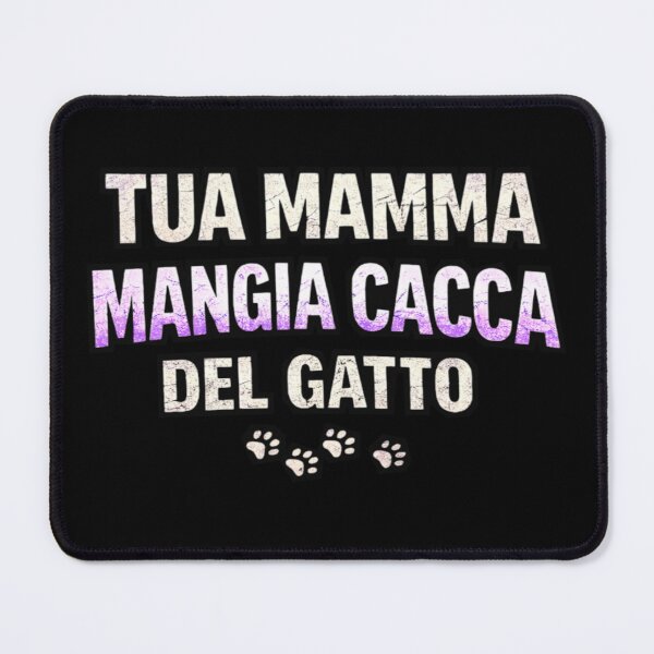Item preview, Tua Mamma Mangia Cacca Del Gatto – Funny Italian Insult Grunge Streetwear designed and sold by ☆ CR4ZIIB4BII ☆.