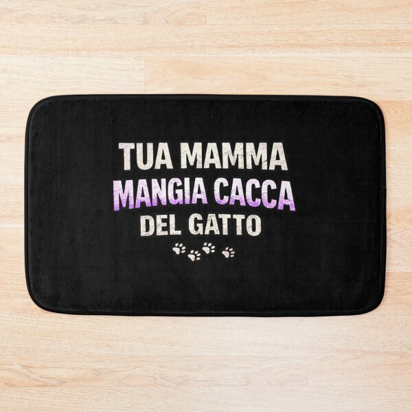 Item preview, Tua Mamma Mangia Cacca Del Gatto – Funny Italian Insult Grunge Streetwear designed and sold by ☆ CR4ZIIB4BII ☆.