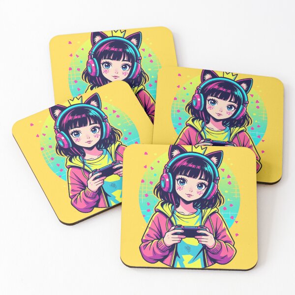 Item preview, Ultimate Cozy Streamer: Aesthetic Neko Controller Girl designed and sold by Jimakmo.